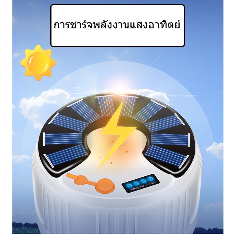 ไฟตุ้ม-โซล่าเซลล์-พลังงานแสงอาทิตย์-โซลาร์-solar-light-หลอด-ไฟเดินป่า