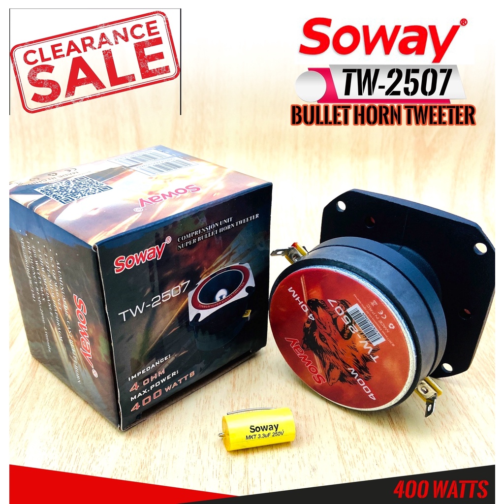 soway-รุ่น-tw-2507-ลำโพง-เสียงแหลม-แหลมจานเสียงดีจัดจ้าน400วัตต์-98db-2000-23000-hz-ราคาดอกละ-299บาท