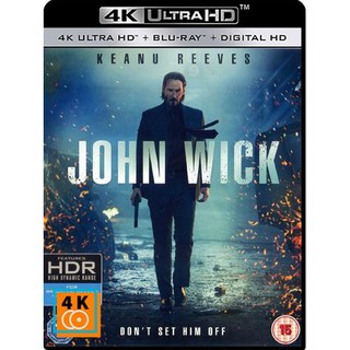 หนัง 4K UHD - John Wick (2014) จอห์นวิค แรงกว่านรก แผ่น 4K จำนวน 1 แผ่น