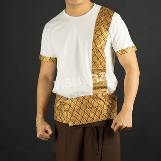 ภาพหน้าปกสินค้า[เสื้อคอกลม] เสื้อยืดคอกลม เสื้อยืด เสื้อสปา เสื้อนวด เสื้อยืดแต่งลายไทย ชุดสปา เสื้อไทย ที่เกี่ยวข้อง
