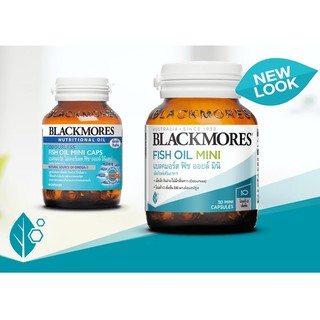 ** น้ำมันปลา เม็ดเล็ก กินง่าย ไม่คาว เข้มข้นเท่าเดิม Blackmores Odourless Fish Oil MiniCaps แบลคมอร์ส ฟิชออยมินิแคป