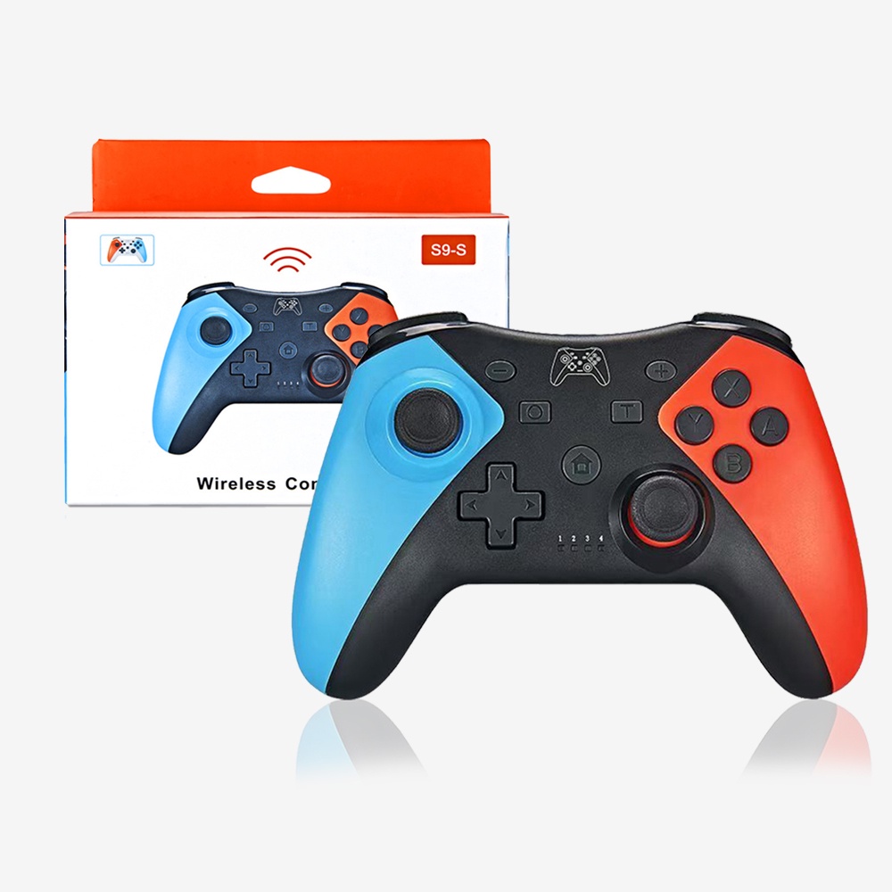 จอยสติ๊กควบคุมเกมบลูทูธไร้สาย USB สําหรับ Nintendo NS-Switch NS Switch ...