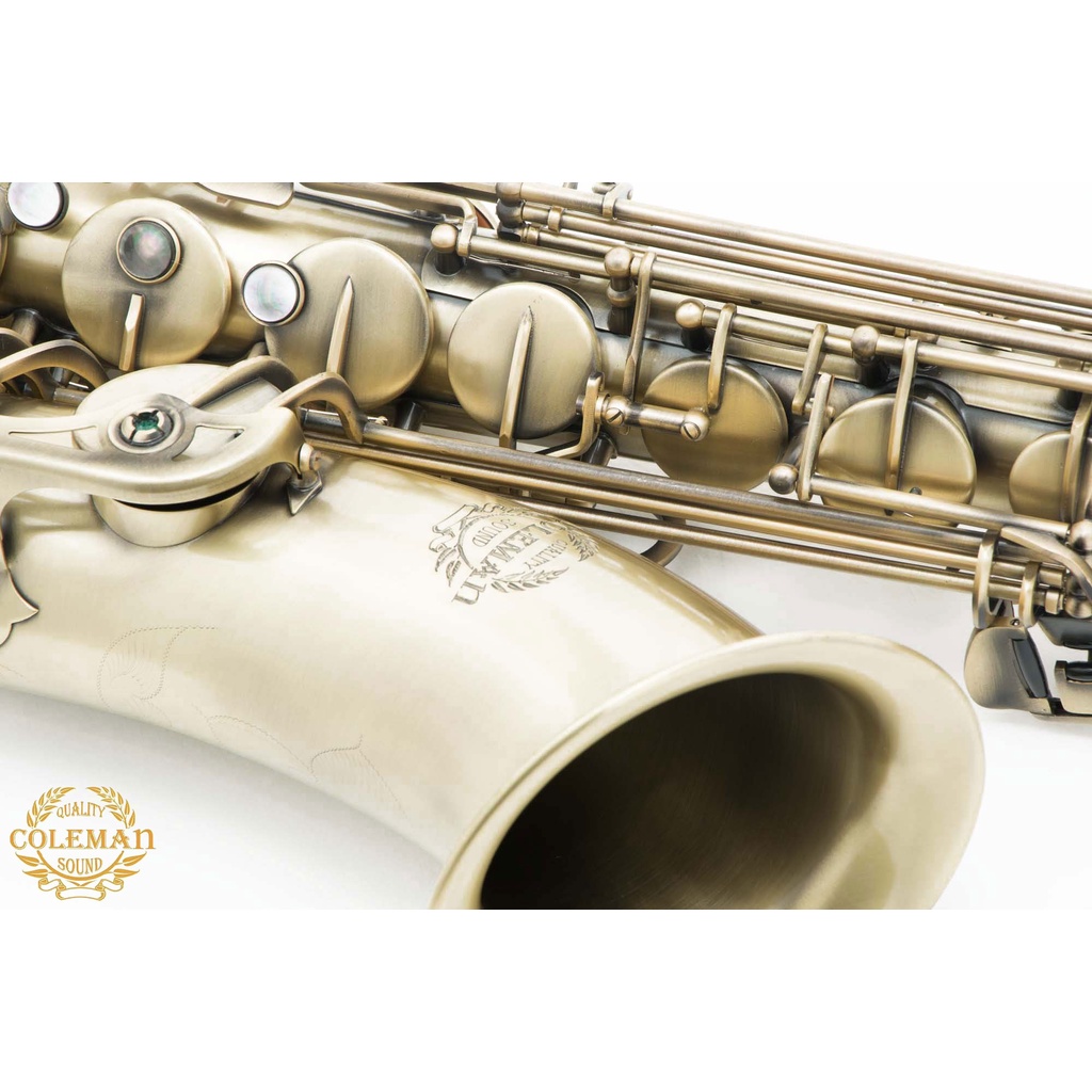แซกโซโฟน-saxophone-tenor-coleman-cl-336t-antique-plated