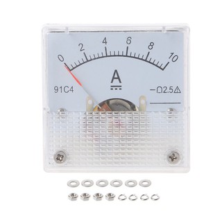 Aot . 91 C 4 แอมมิเตอร์ Dc Analog Current Meter 1 / 2 / 3 / 5 / 10 / 20 / 30 / 50 / 100 / 200 / 300 Ma