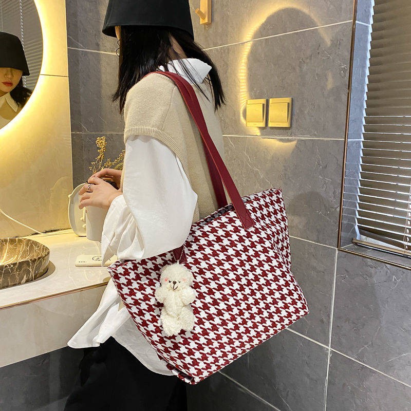 กระเป๋าสะพายข้าง-net-red-tote-bag-handbags-new-fashion-large-capacity-shoulder-bag-wild-ins-portable-shopping