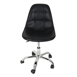 เก้าอี้สำนักงาน เก้าอี้สำนักงาน FURDINI BUTTON XH-8055PU สีดำ เฟอร์นิเจอร์ห้องทำงาน เฟอร์นิเจอร์และของแต่งบ้าน CHAIR BUT