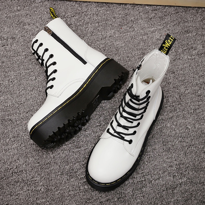 dr-martens-เดิมหนังหนาด้านล่างมาร์ตินรองเท้าสุภาพสตรีแฟชั่นรองเท้าสั้น