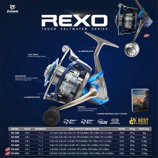 รอกตกปลา รอกสปินนิ่ง REXO Pioneer