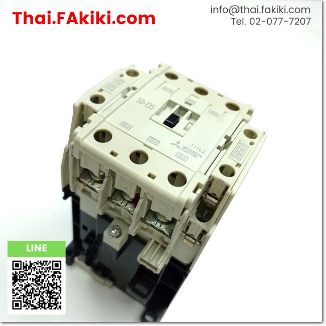 พร้อมส่ง-d-used-sd-t35-magnetic-contactor-แมกเนติก-คอนแทคเตอร์-สเปค-dc24v-2a-2b-mitsubishi-66-002-586