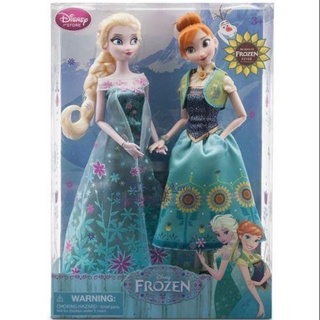 disney frozen fever elsa anna doll set ตุ๊กตา​ เจ้าหญิง​ โฟรเซ่น​ เอล​ซ่า​ อันนา​