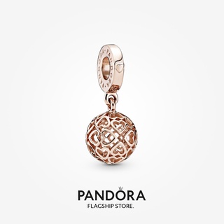 Pandora จี้ลูกบอล รูปหัวใจ DIY สําหรับห้อยตกแต่ง p526