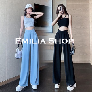 EMILIA SHOP  กางเกงขายาว กางเกงเอวสูง สไตล์เกาหลี 2022 ใหม่  คุณภาพสูง สวย สบาย สไตล์เกาหลี ES220096 36Z230909