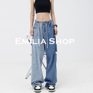 EMILIA SHOP  กางเกงขายาว กางเกงเอวสูง สไตล์เกาหลี 2022 ใหม่  Beautiful Unique ทันสมัย ทันสมัย ES220140 36Z230909