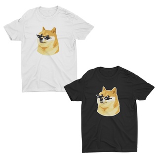 Dogecoin Memes เสื้อยืดสกรีนลาย เหรียญหมา เสื้อยืดนักเทรดคริปโต เสื้อยืดนักลงทุน Doge Coin