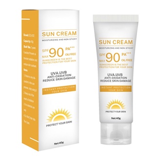 ครีมกันแดด Spf90 PA+++ ป้องกันรังสียูวี ให้ความชุ่มชื้น 40 กรัม