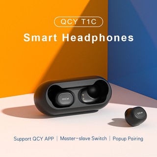 ภาพขนาดย่อของภาพหน้าปกสินค้าหูฟังไร้สาย Xiaomi QCY รุ่น T1 T1C ใช้งานนานต่อเนื่อง ลดเสียงรบกวนด้านนอก เชื่อมต่อ Bluetooth 5.0 จากร้าน kaideel บน Shopee