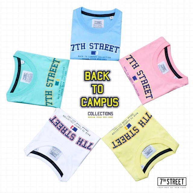 เสื้อ7thstreet-สีพาสเทล-ของแท้-ส่งฟรีไม่มีขั้นต่ำ-ผ้าพรีเมี่ยม