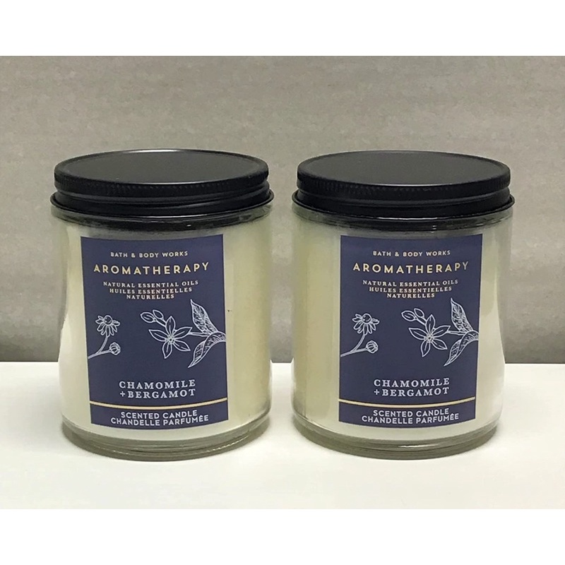 bath-amp-body-works-aromatherapy-chamomile-amp-bergamot-single-wick-scented-candle-198g-ของแท้