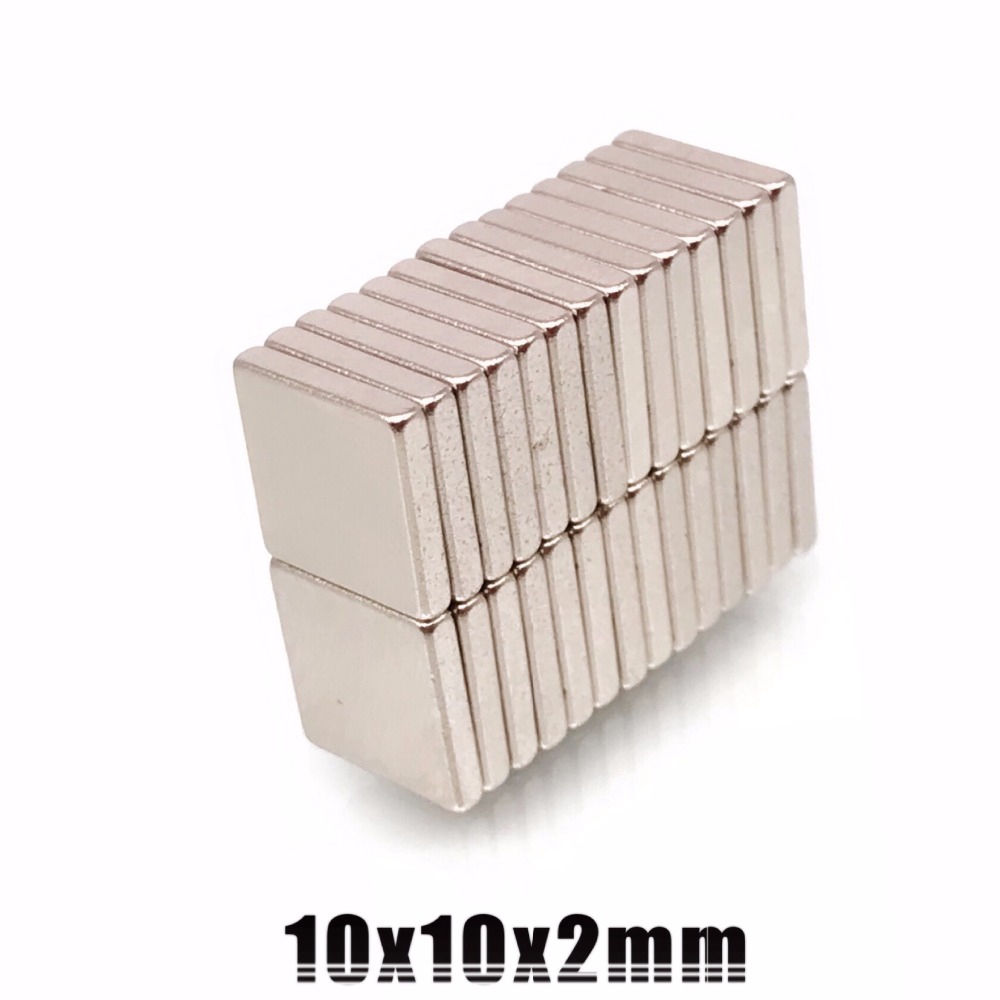 ภาพสินค้า1 ชิ้น แม่เหล็กแรงสูง 10x10x2 มม. สี่เหลี่ยม 10*10*2mm แม่เหล็ก 10mm x 10mm x 2mm แม่เหล็ก Neodymium Magnet 10x10x2mm จากร้าน zip999 บน Shopee ภาพที่ 2