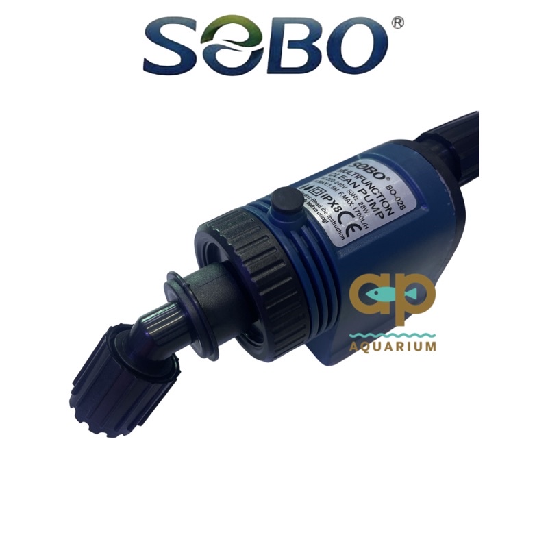 sobo-bo-028-เครื่องดูดขี้ปลาใช้ได้กับตู้ปลาและบ่อปลาขนาดเล็ก