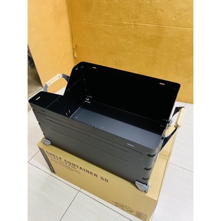 ลัง Snowpeak Shelf Container 50 Powdercoat black