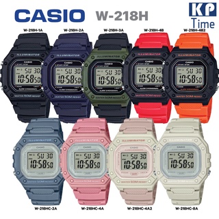 ภาพหน้าปกสินค้าCasio นาฬิกาข้อมือผู้ชาย/ผู้หญิง สายเรซิน รุ่น W-218H ของแท้ประกันศูนย์ CMG ที่เกี่ยวข้อง