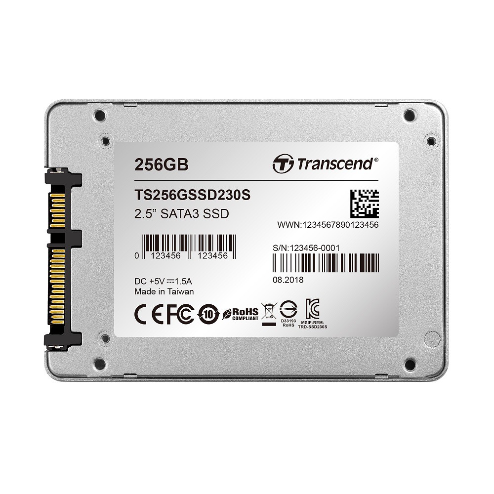 Transcend SSD 230s SATA-III 6Gb/s 256GB (TS256GSSD230S) | Shopee