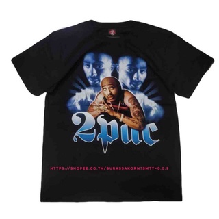 เสื้อยืด ✼□เสื้อวง 2Pac Hip Hop T-shirt วง 2Pac Tupac