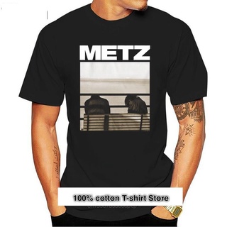 T-shirt  ส่งเร็ว Metz Ii- เสื้อยืดลําลอง ผ้าฝ้าย สีดํา แฟชั่นสําหรับผู้ชายS-5XL