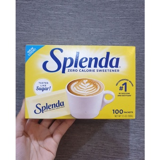 พร้อมส่ง !! SPLENDA No Calorie Sweetener® - Packets (100g) กล่องเหลือง