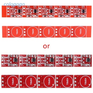 Colo Ttp223 โมดูลสวิทช์ปุ่มกดแบบสัมผัส 2.5-5.5V 5 ชิ้น