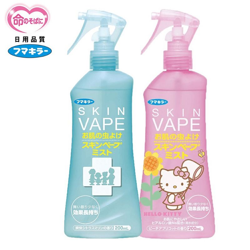 สินค้าใหม่-สเปรย์กันยุง-สูตรน้ำ-fumakilla-skin-vape-ของแท้