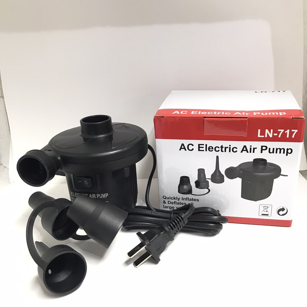 ภาพหน้าปกสินค้าเครื่องเติมลมสระน้ำ Electric Air Pump ปั๊มลมไฟฟ้า งานมีกล่อง(กล่องแดง) จากร้าน banruklook บน Shopee