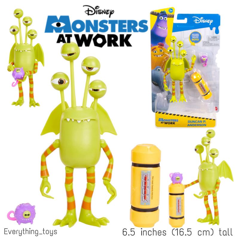 ลิขสิทธิ์-แท้-จากอเมริกา-disney-pixar-monsters-at-work-action-figure-mattel-toy