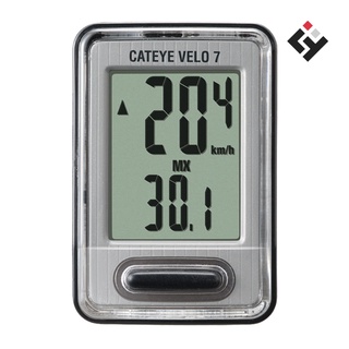 Cateye Velo 7 อุปกรณ์วัดระยะทาง ความเร็ว จับเวลา สำหรับรถจักรยาน