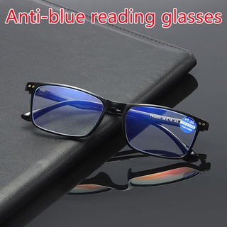 แว่นตาอ่านหนังสือ ความละเอียดสูง ป้องกันแสงสีฟ้า สีดํา สไตล์เกาหลี