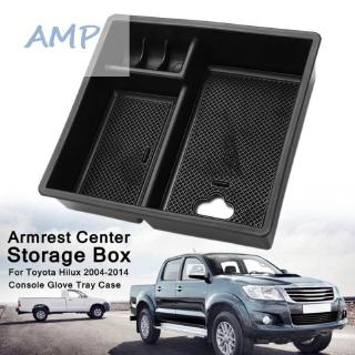 New Tray With non-slip mats Plastic black Accessories Central Console Interior Car-styling Armrest Center Storage Box