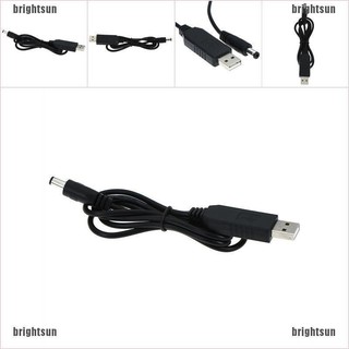 brightsun usb dc 5v to dc 12 v step up สายเคเบิ้ลแปลงโมดูล 2 . 1x5 . 5 มม. male เชื่อมต่อ