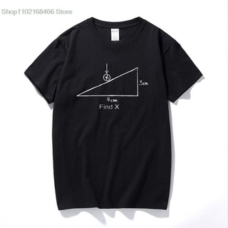 เสื้อยืดพิมพ์ลายแฟชั่น Raeek เสื้อยืดลําลอง ผ้าฝ้าย แขนสั้น พิมพ์ลาย Trigonometric Functions เหมาะกับการเล่นฟิตเนส คณิตศ