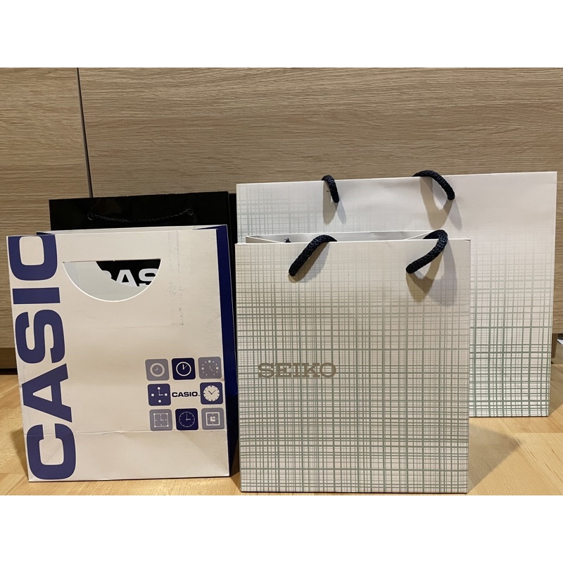 ภาพหน้าปกสินค้าถุงของขวัญสำหรับใส่นาฬิกา Seiko และ Casio