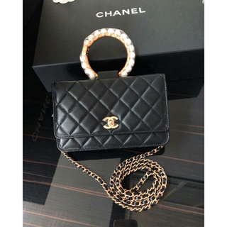 NEW CHANEL WOC PEARL HANDLE