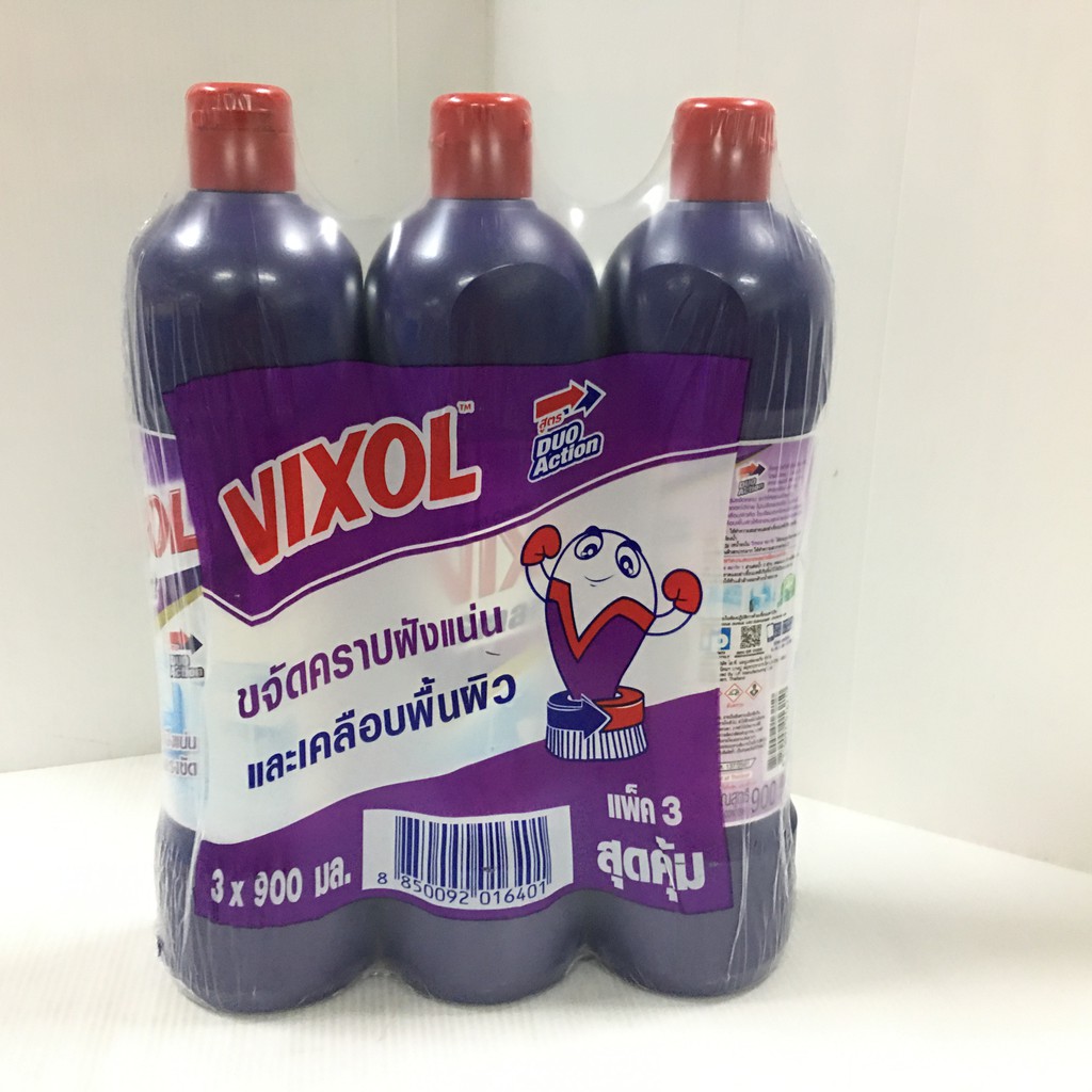 แพ็ค-3-vixol-smart-duo-action-ผลิตภัณฑ์ล้างห้องน้ำ-วิกซอล-สมาร์ท-สูตรดูโอ้-แอคชั่น-900-มล