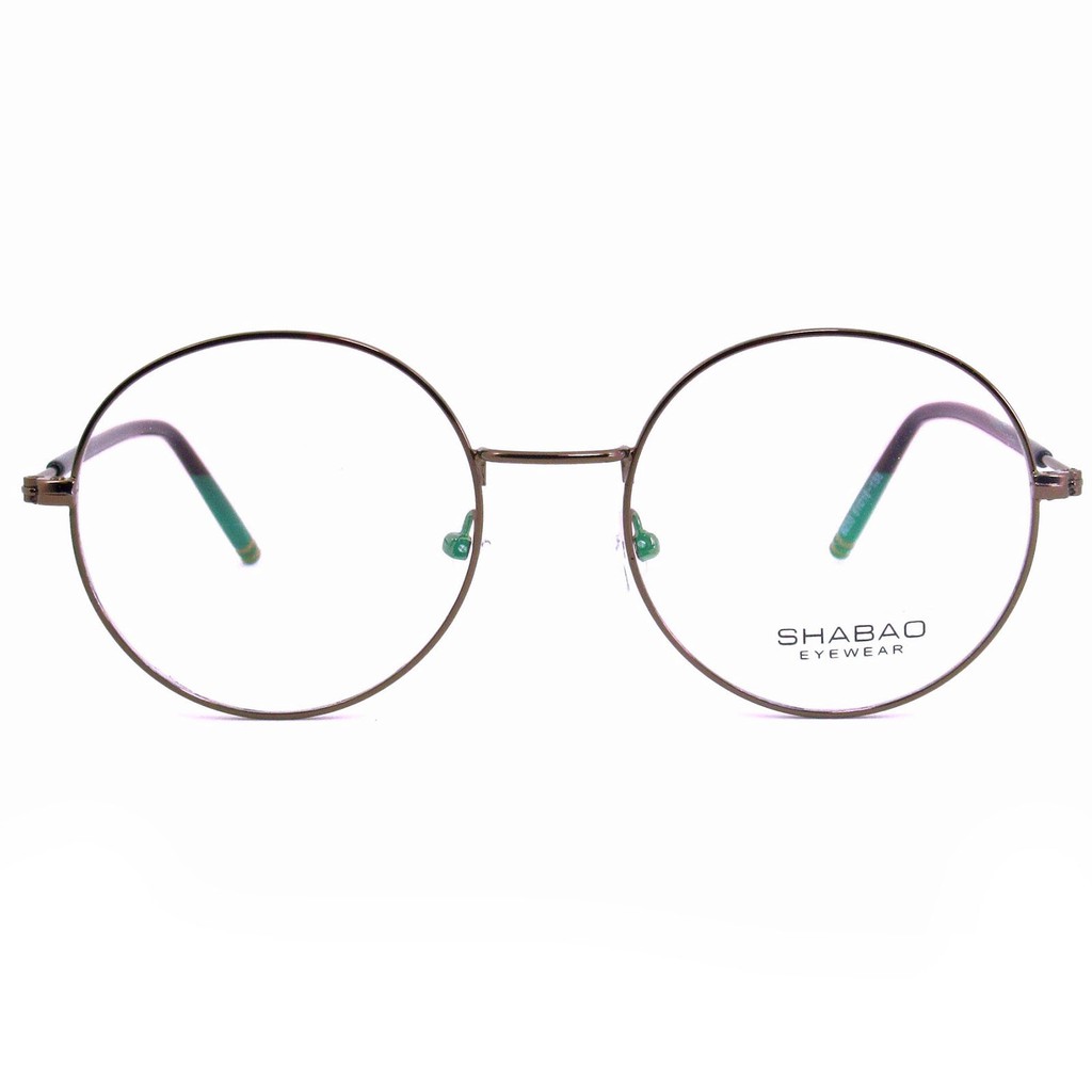 fashion-แว่นตากรองแสงสีฟ้า-ถนอมสายตา-shabao-8233-สีน้ำตาล