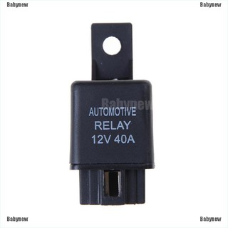 Bynew 12v 40 A รีเลย์ยานยนต์ 4 Pins Spst Alarm