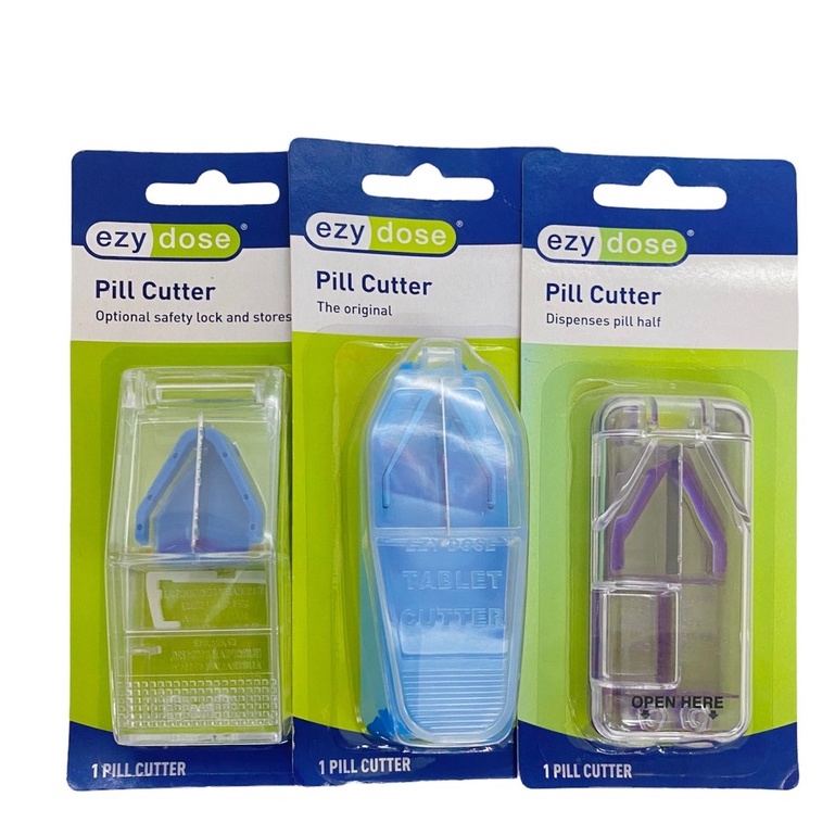 ที่ตัดเม็ดยา ezydose Original Pill Cutter ที่ตัดยา กล่องตัดยา (คละสี ...