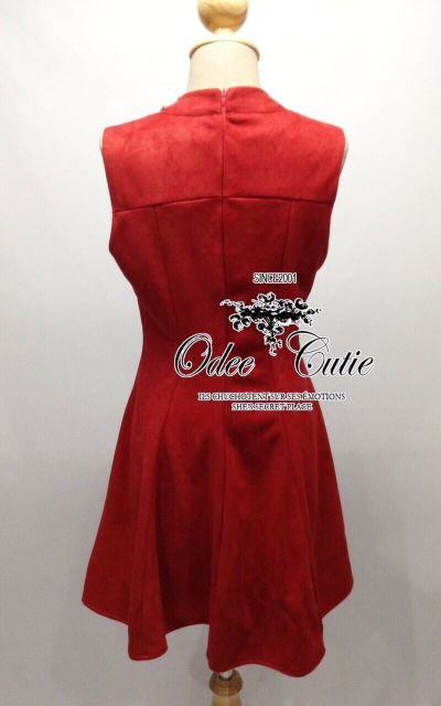 diamond-twist-mini-dress-in-red