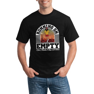 เสื้อยืดลําลอง แขนสั้น พิมพ์ลาย Jackson Browne Forrest Gump Running On Empty I Was Adults สําหรับผู้ชาย