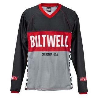 เสื้อกีฬาลําลอง ลาย Biltwell Comp Moto Jersey สไตล์ใหม่ สําหรับผู้ชาย เหมาะกับการขี่รถจักรยานยนต์วิบาก