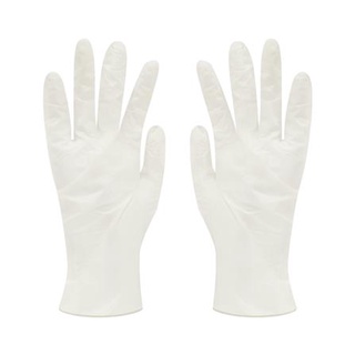 Dee-Double 🔥ถุงมือยางไม่มีแป้ง🔥SAFE&CARE ไซซ์ M 100 ชิ้น ถุงมือยางธรรมชาติ ไม่มีแป้งคุณภาพดี ถุงมือทำความสะอาด