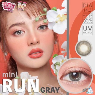 คอนแทคเลนส์🌈Mini Run🌈 Brown / Gray (Kitty Kawaii) ขนาดมินิ💖